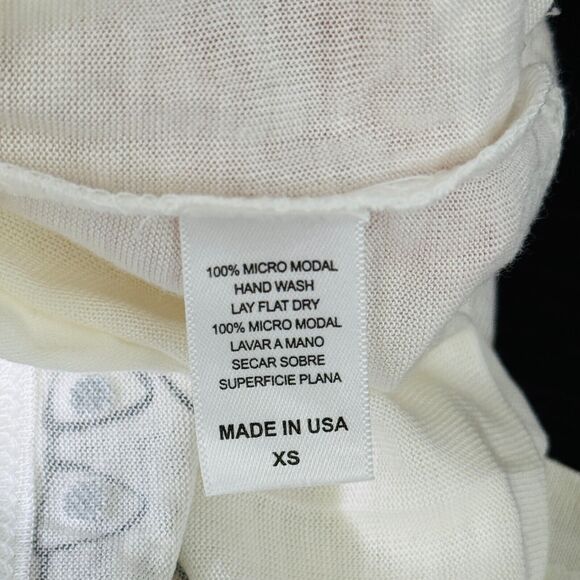 Key Closet Top Womens XS Camel Swarovski Crystal Rhinestone Tank Tee Shirt White - Picture 7 of 10